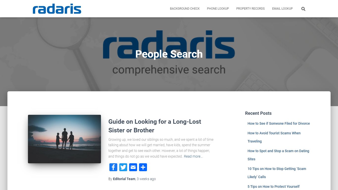People Search Archives - Radaris